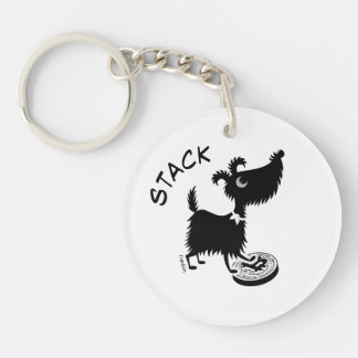 Bitcoin Dogs Stack & Hodl  Keychain