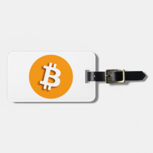 "BITCOIN" (double-sided) Luggage Tag