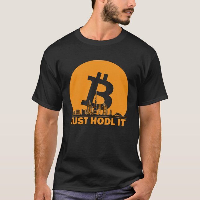 Bitcoin Dubai Skyline  Dubai Bitcoin Maximalist T-Shirt (Front)