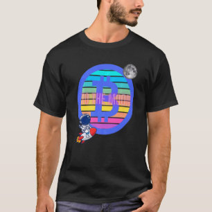Bitcoin Exchange Btc Blockchain To The Moon Crypto T-Shirt