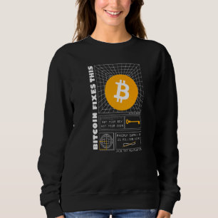 Bitcoin Fixes This Hyperbitcoinization Futuristic Sweatshirt