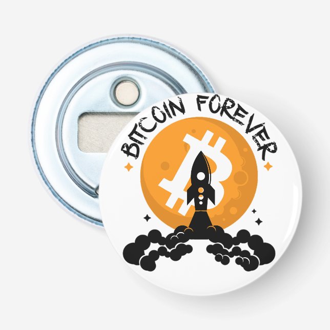 Bitcoin Forever Bottle Opener (Front)