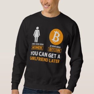 Bitcoin Funny Btc Crypto Sarcastic Trading Sweatshirt