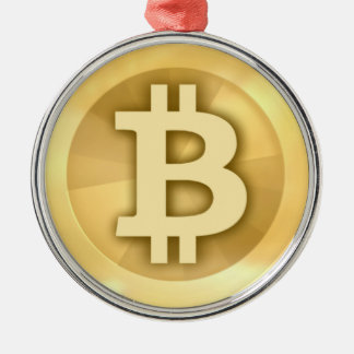 Bitcoin gifts metal tree decoration