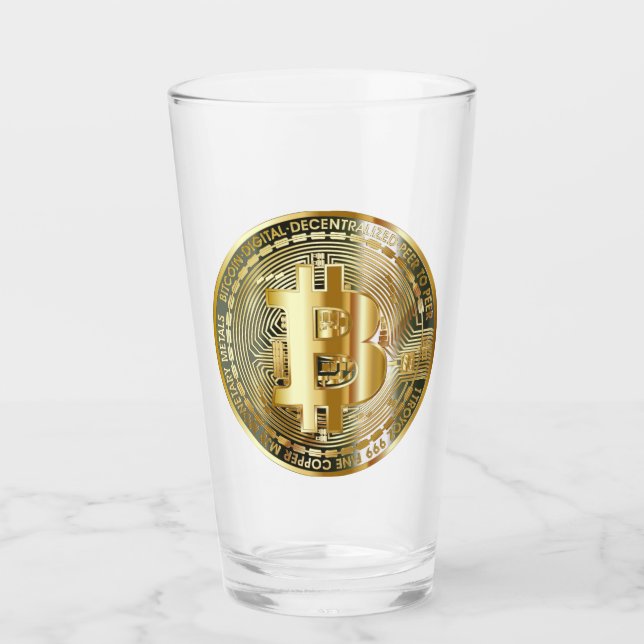 Bitcoin Glass (Front)