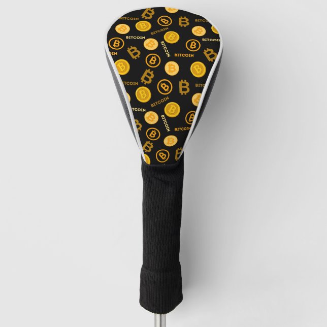 Bitcoin  golf head cover (Front)