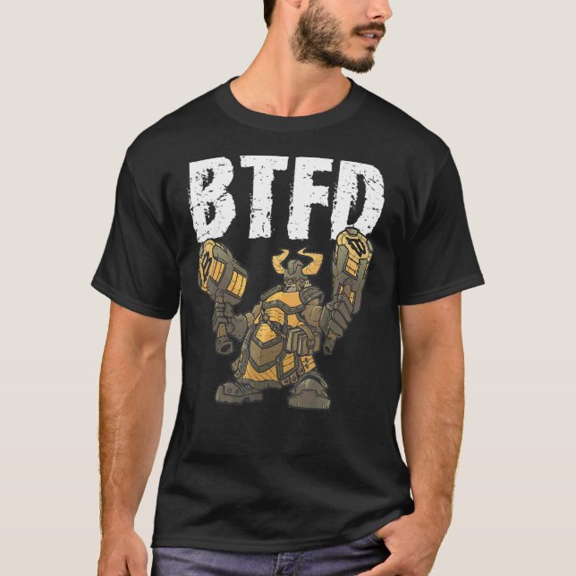 Bitcoin Graphic Btf Buy The Dip   Saying Quote Fun T-Shirt (Front)