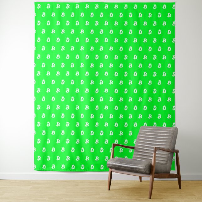Bitcoin Green Tapestry (In Situ)