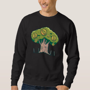 Bitcoin Grows On Trees Cryptocurrency Enthusiast B Sweatshirt