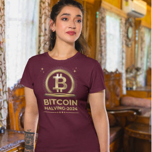 BITCOIN HALVING 2024 Crypto Digital Currency   T-Shirt