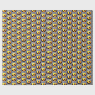 Bitcoin Heart Wrapping Paper