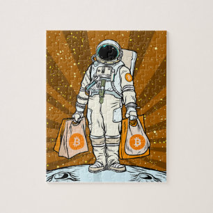 BITCOIN-HODL-Crypto Astronaut Jigsaw Puzzle