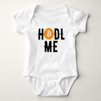 Bitcoin Hodl me Baby Bodysuit