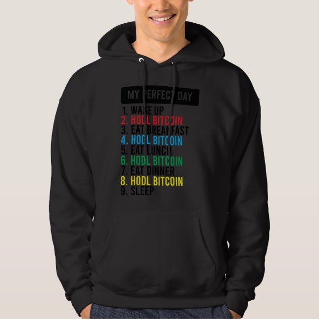 Bitcoin HODL Meme BTC   Idea for a Bitcoiner Hoodie (Front)