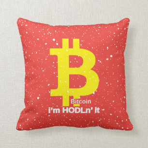 Bitcoin - I'm Hodln' It Cushion