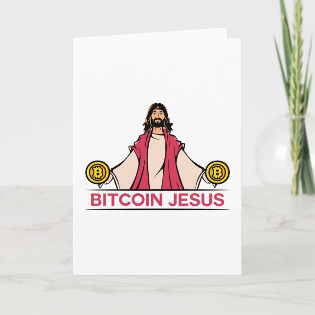 Bitcoin Jesus Card (Front)