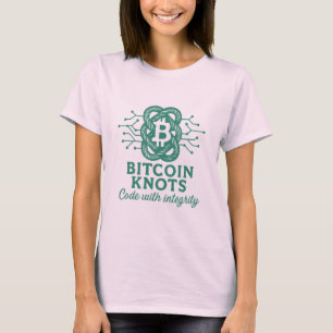 Bitcoin Knots T-Shirt – “Code with Integrity” Knot