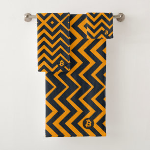 Bitcoin Lightning Bath Towel Set