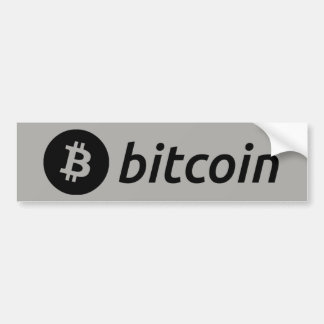 Bitcoin Logo Bumper Sticker