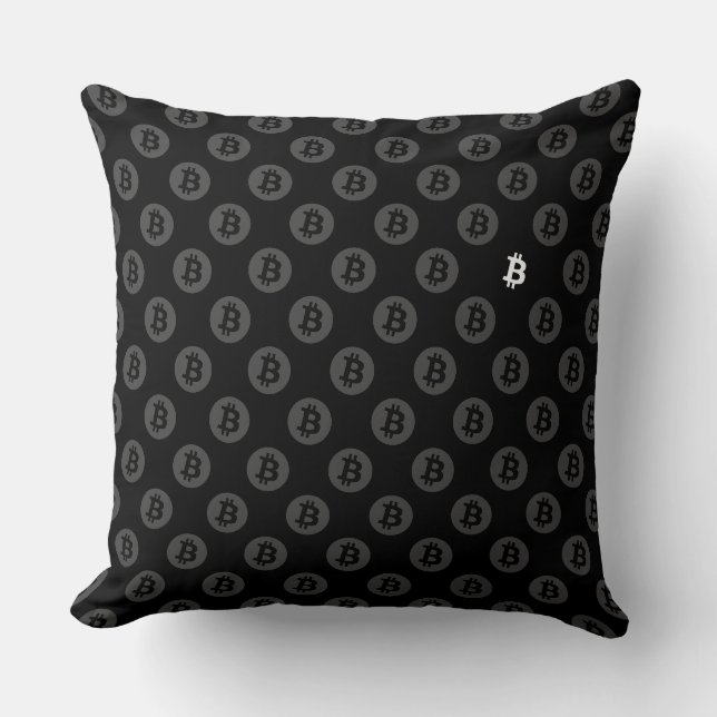 Bitcoin Logo Cushion (Front)