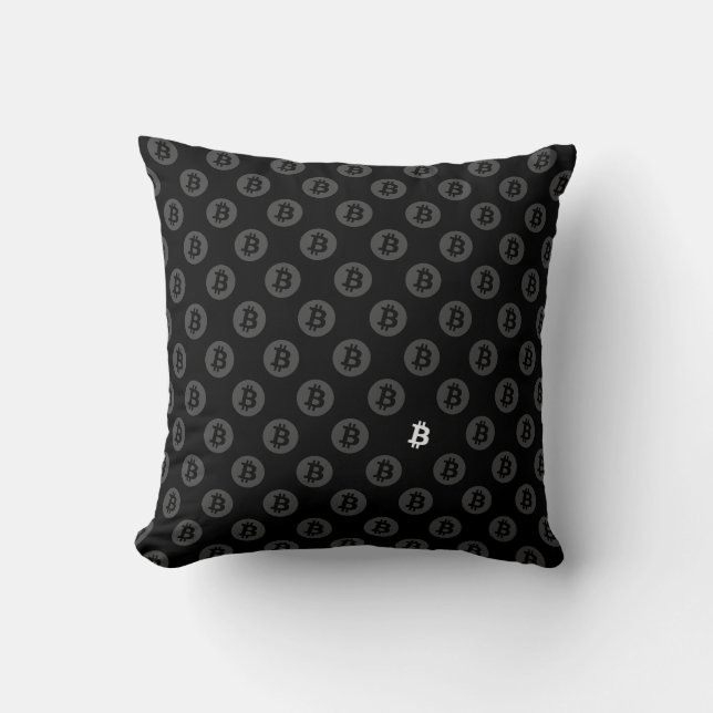Bitcoin Logo Cushion (Front)