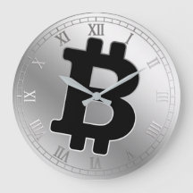 Bitcoin logo graphics business, office wall