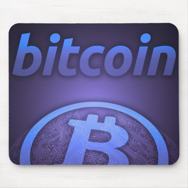 Bitcoin logo mouse pad (Front)