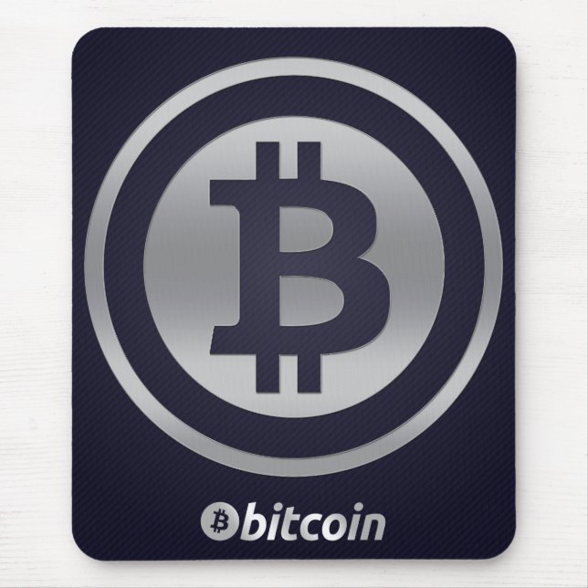 Bitcoin logo mouse pad (Front)