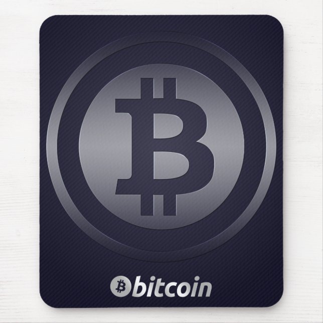 Bitcoin logo mouse pad (Front)