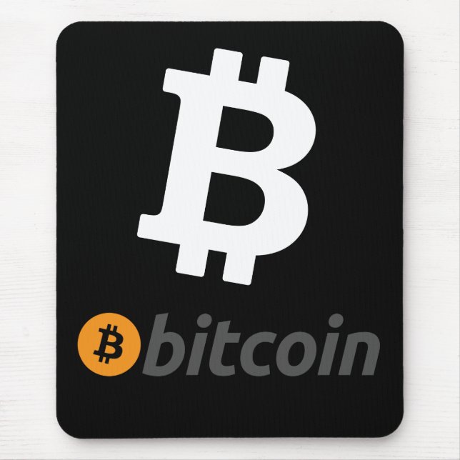 Bitcoin logo mouse pad (Front)