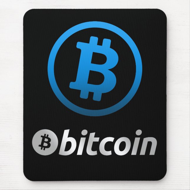 Bitcoin logo mouse pad (Front)