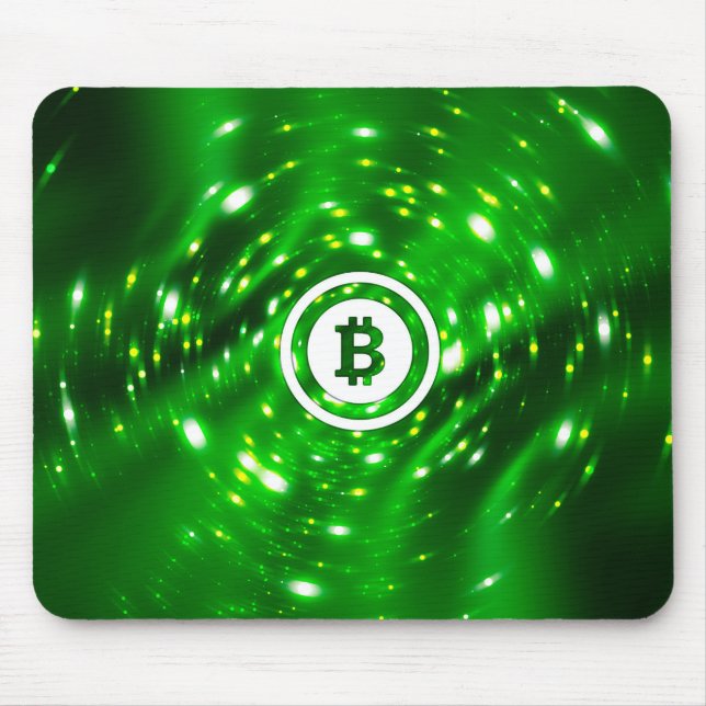 Bitcoin logo mouse pad (Front)