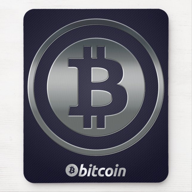 Bitcoin logo mouse pad (Front)