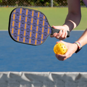 Bitcoin Logo Pattern Pickleball Paddle