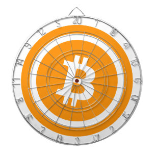 Bitcoin Logo Symbol Cryptocurrency Coin Dart Board