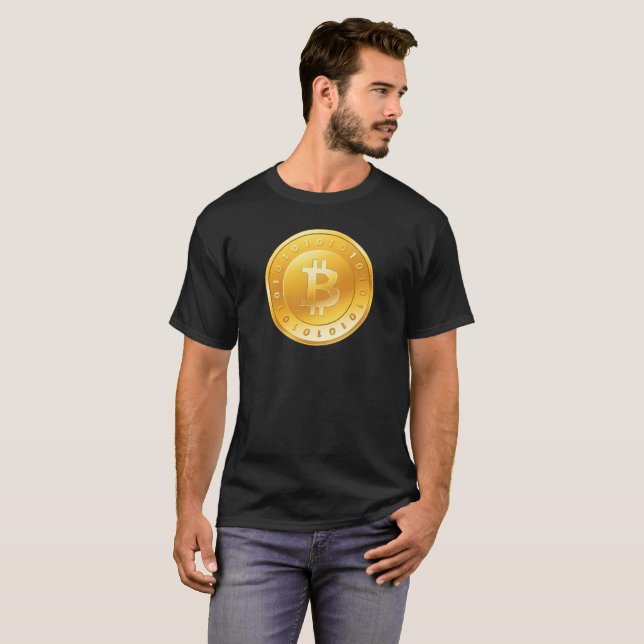 Bitcoin Logo Symbol Cryptocurrency Crypto T-Shirt (Front Full)