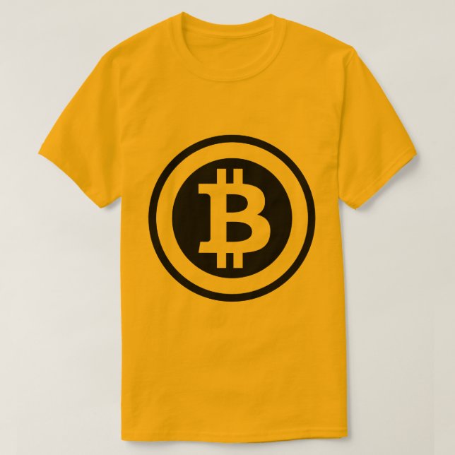Bitcoin logo T-Shirt (Design Front)