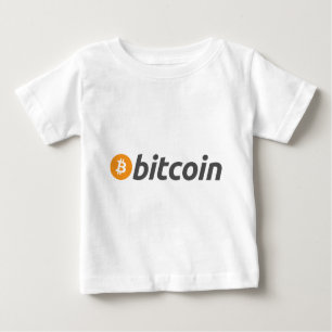 Bitcoin logo + text baby T-Shirt