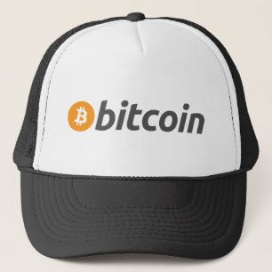 Bitcoin logo trucker hat