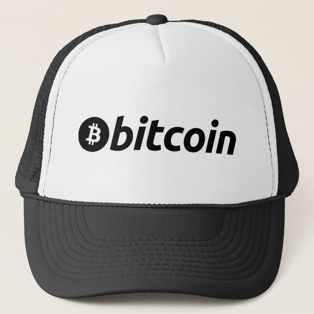 Bitcoin logo trucker hat (Front)