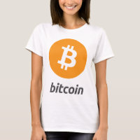 Bitcoin logo with writing