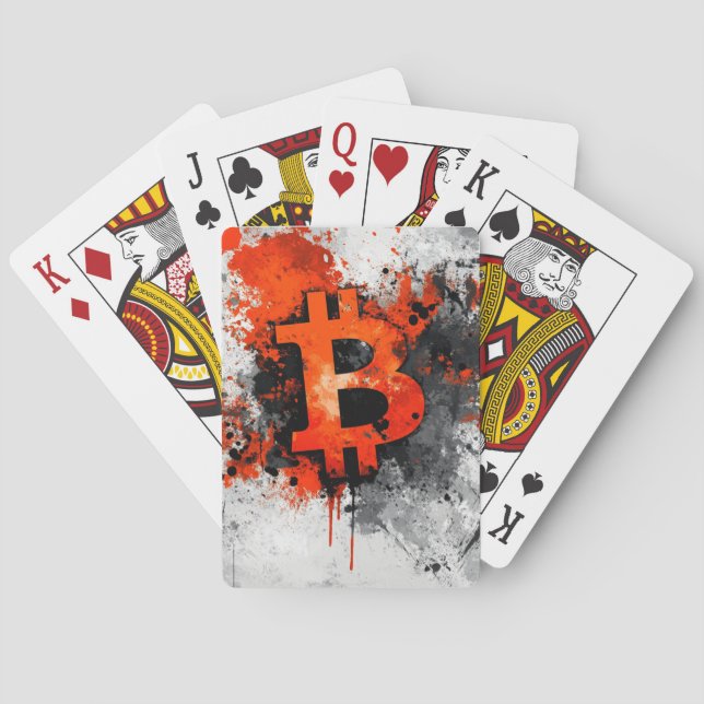Bitcoin Merch Playing Cards (Back)