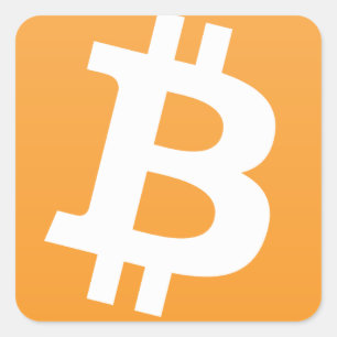 Bitcoin Merchandise Square Sticker