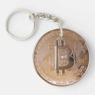 Bitcoin metallic made ​ ​ of copper. M1 Key Ring