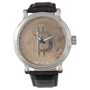 Bitcoin metallic made ​ ​ of copper. M1 Watch