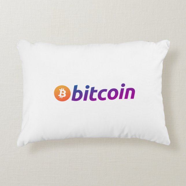 Bitcoin Miami Decorative Cushion (Front)