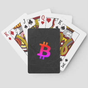 Bitcoin Miami Neuron Black Playing Cards