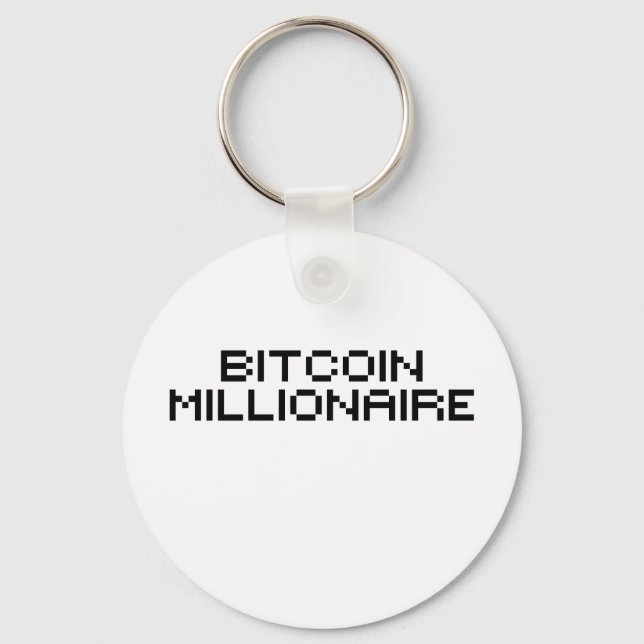 Bitcoin Millionaire Key Ring (Front)