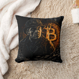 Bitcoin miner cryptocurrency mining design cushion
