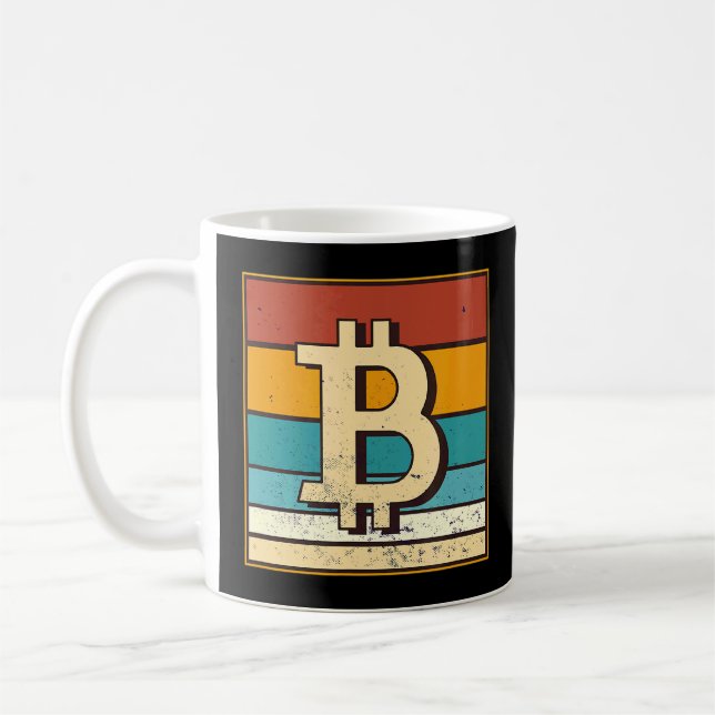 Bitcoin Miner Rig Hard Wallet Btc Crypto  Coffee Mug (Left)